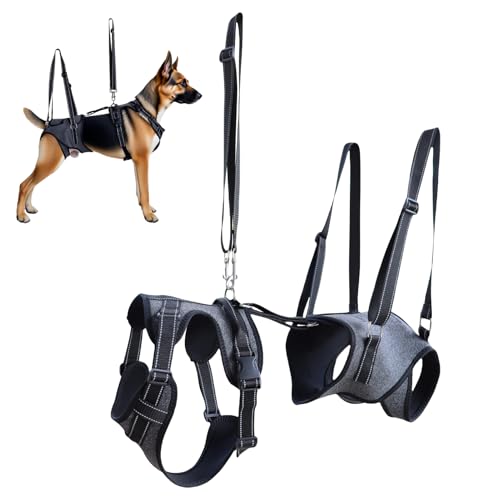 Teksome Ganzkörper-Hebegeschirr Für Hunde, Mobilitätshilfegeschirr für Hunde mit Griffhalterung, Anpassbare Tragegurte Für Tierarztbesuchen & Ausflüge Teksome Ganzkörper-Hebegeschirr Für Hunde, Mobilitätshilfegeschirr für Hunde mit Griffhalterung, Anpassbare Tragegurte Für Tierarztbesuchen & Ausflüge von Teksome