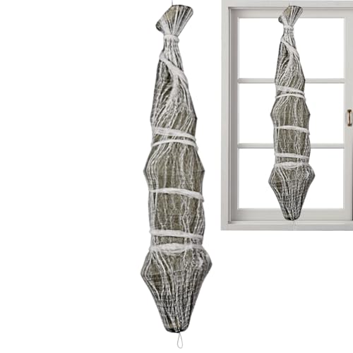 Teksome Gruselige Künstliche Leiche - Leichendekoration | Lebensgroß Mit Spinnennetz-Muster Für Party Außendekoration Garten Terrasse Vorgarten Teksome Gruselige Künstliche Leiche - Leichendekoration | Lebensgroß Mit Spinnennetz-Muster Für Party Außendekoration Garten Terrasse Vorgarten von Teksome