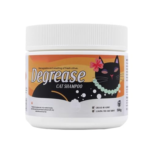 Teksome Haarlose Katzen Shampoo,Pflegecreme Für Schwanz & Bereich - 500G Feuchtigkeitsspendende Cremeseife Für Katzenbabys, Tägliche Pflege Für Schwarzes, Schwanz & Ohren, Badehygiene von Teksome
