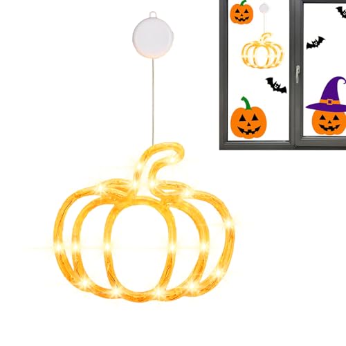 Teksome Halloween Fensterdekoration | Leuchtdekoration Mit Saugnäpfen,Wasserdichtes Leuchtendes Halloween Dekoration Für Fenster Haustür Garten Terrasse Klassenzimmer Veranstaltungsort Kamin Teksome Halloween Fensterdekoration | Leuchtdekoration Mit Saugnäpfen,Wasserdichtes Leuchtendes Halloween Dekoration Für Fenster Haustür Garten Terrasse Klassenzimmer Veranstaltungsort Kamin von Teksome
