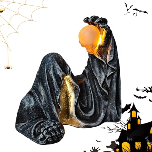 Teksome Halloween Figuren, Halloween Dekoration Mit Schwarzen Umhängen, Gothische Dekoration Für Garten Terrasse Zuhause Gruselhaus Party Deko von Teksome