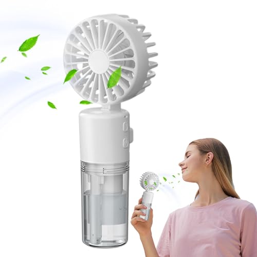 Teksome Handsprühventilator,Sprühventilatoren Tragbarer Handsprühventilator | Handheld-wiederaufladbarer Sprühventilator mit Wassernebel - Faltbarer, tragbarer Sommerzubehör-Kühlventilator mit Teksome Handsprühventilator,Sprühventilatoren Tragbarer Handsprühventilator | Handheld-wiederaufladbarer Sprühventilator mit Wassernebel - Faltbarer, tragbarer Sommerzubehör-Kühlventilator mit von Teksome