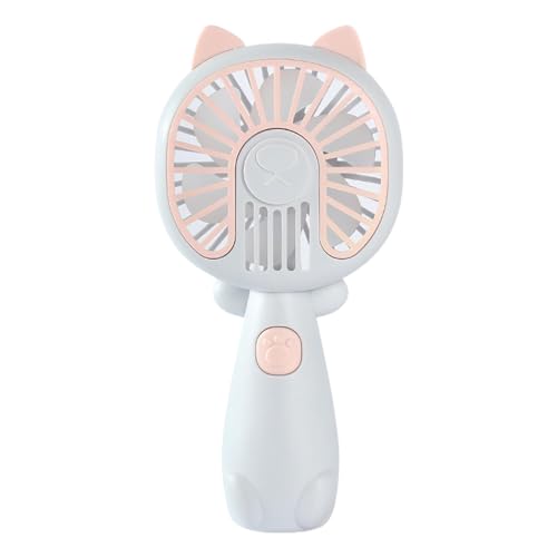 Teksome -Handventilator, tragbarer -Handventilator | -Handventilator, wiederaufladbar über USB | Persönlicher Ventilator mit niedlicher Katze, Handventilator, wiederaufladbarer Teksome -Handventilator, tragbarer -Handventilator | -Handventilator, wiederaufladbar über USB | Persönlicher Ventilator mit niedlicher Katze, Handventilator, wiederaufladbarer von Teksome
