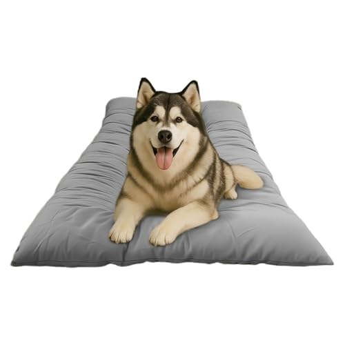 Teksome Hundekühlmatte Für Draussen - Kalte Schlafmatte Für Welpen,rutschfeste Waschbare Kühlbett Für Tierarztbesuche Sommer Winter Garten Und Familienpicknick von Teksome