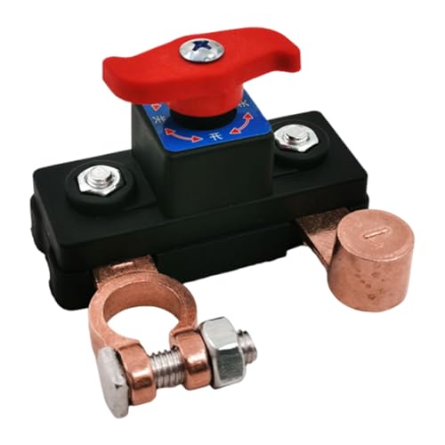 Teksome Kfz Batterie Trennschalter | 12V 24V Batterie Trennschalter Für Auto | Batterieanschluss Mit Schutz Vor Entladung Für Yacht Boot Motorboot Teksome Kfz Batterie Trennschalter | 12V 24V Batterie Trennschalter Für Auto | Batterieanschluss Mit Schutz Vor Entladung Für Yacht Boot Motorboot von Teksome