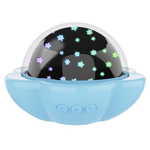 Teksome Nachtlicht Projektor Für Kinder - Sternenprojektor Nachtleuchte Kinderzimmer Decke | Romantische LED Projektionslampe Für Kinderzimmer, Babyzimmer, Schreibtisch Und Zu Hause von Teksome
