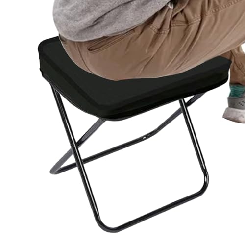 Teksome Outdoor Klapphocker | Picknickstühle - Reißfester Platzsparender Sitzhocker Für Picknick Grillen Sport Reisen Und Terrasse von Teksome