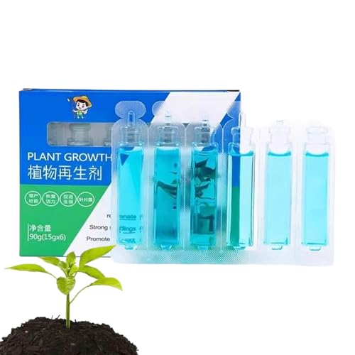 Teksome Pflanzendünger, 15g x 6 Stück Blumennahrung, Wurzelpflege und Universaldünger für Garten-, Orchideen-, und Tomatenpflanzen von Teksome