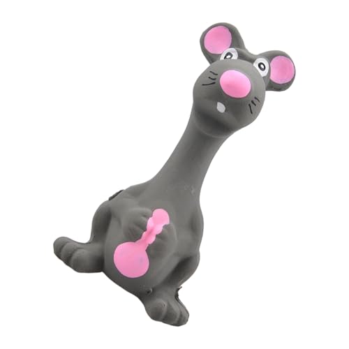 Teksome Quietschspielzeug für Hunde aus Latex, Kauspielzeug aus Latex - Stehende Stabmäuse für Welpen, interaktives Spielen - Lustige Gummi-Zahnzähne, weiche Kaumolaren, kleine schreiende Mäuse, von Teksome