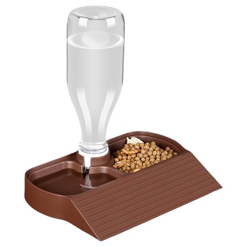 Teksome Reptilien Wasserschale,Automatische Tränke Und Futternapf | Großes Fassungsvermögen Futternapf Für Amphibien Schildkröten Schlangen Teksome Reptilien Wasserschale,Automatische Tränke Und Futternapf | Großes Fassungsvermögen Futternapf Für Amphibien Schildkröten Schlangen von Teksome