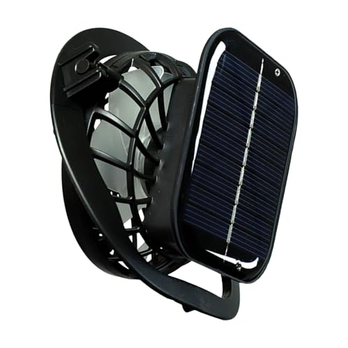 Teksome Solarventilator Für Hut | Tragbarer Persönlicher Kühllüfter,USB Wiederaufladbares Elektrisches Kühlgerät Für Zuhause Outdoor Und Heißes Wetter Zubehör von Teksome