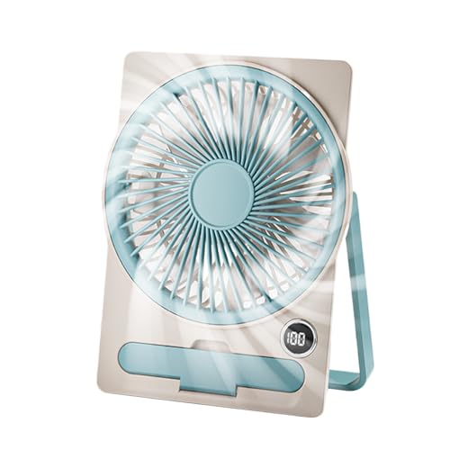 Teksome Tischventilator - Tischventilator | Tragbarer Persönlicher Ventilator Mit Digitaldisplay Für Büro Studentenzimmer Schlafzimmer von Teksome