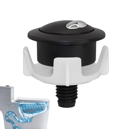 Teksome Toilet Button Replacement | Ersatzteile Für Spülkasten Druckknopf,Zwei-Spül-Optionen Einfache Wartung Ersatzteil Für Wohnung Haus Eigenheim Mieter Eigentümer von Teksome