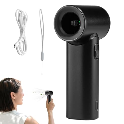 Teksome Tragbarer Ventilator | 3000mAh Persönlicher Tragbarer Handventilator - Mit Trageriemen 5 Geschwindigkeitsstufen Für Outdoor Camping Schlafzimmer Auto Teksome Tragbarer Ventilator | 3000mAh Persönlicher Tragbarer Handventilator - Mit Trageriemen 5 Geschwindigkeitsstufen Für Outdoor Camping Schlafzimmer Auto von Teksome