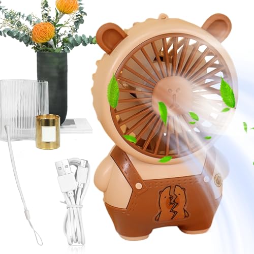 Teksome Tragbarer Ventilator - Tragbarer Tischventilator,Design Tragbares USB Kühlgerät Für Camping Wanderung Picknick Zuhause Teksome Tragbarer Ventilator - Tragbarer Tischventilator,Design Tragbares USB Kühlgerät Für Camping Wanderung Picknick Zuhause von Teksome