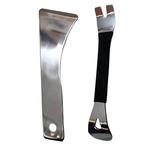 Teksome Trim Removal Tool - Türverkleidung Edelstahlhebel - Für Fenster Türen Windschutzscheibe Armaturenbrett Autoradio Polster von Teksome