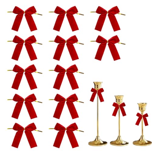 Teksome Weihnachtsbänder Für Weihnachtsbäume - Samtschleifen Kränze Baumschmuck | Multifunktionale Heimdekoration Für Handarbeiten Garten Türkranz Partys Innen Außen Teksome Weihnachtsbänder Für Weihnachtsbäume - Samtschleifen Kränze Baumschmuck | Multifunktionale Heimdekoration Für Handarbeiten Garten Türkranz Partys Innen Außen von Teksome