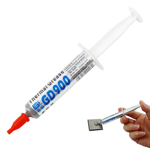 Wärmeleitpaste – thermische Computerpaste, Nicht leitend, Hochleistungs-Silikonfett für Prozessoren CPU, GPU, IC-Prozessor und Kühler Wärmeleitpaste – thermische Computerpaste, Nicht leitend, Hochleistungs-Silikonfett für Prozessoren CPU, GPU, IC-Prozessor und Kühler von Teksome