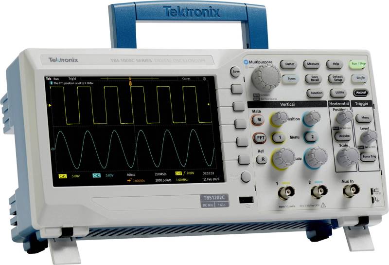 Tektronix Tbs1052 C Digital Oszilloskop Kalibriert 50 M Hz 1 G Sa/S 20 Kpts 8 Bit B-Ware von Tektronix