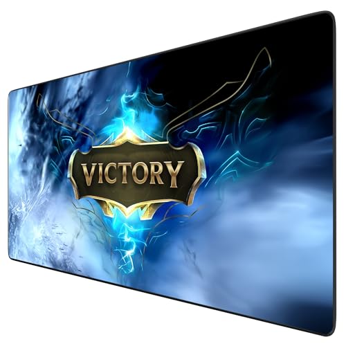 League of Legends Arcane Mauspad, großes Anime-Mousepad, XXL, Gamer, wasserfest, mit Gummibasis, rutschfest, strukturierte Oberfläche, ideal für PC (90 x 40 cm) von Telabakolu