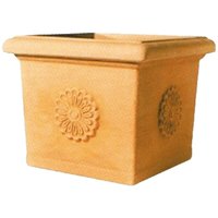 Telcom - Square Vase mit Impruneta Rosé - 49x49x41 cm Telcom - Square Vase mit Impruneta Rosé - 49x49x41 cm von Telcom