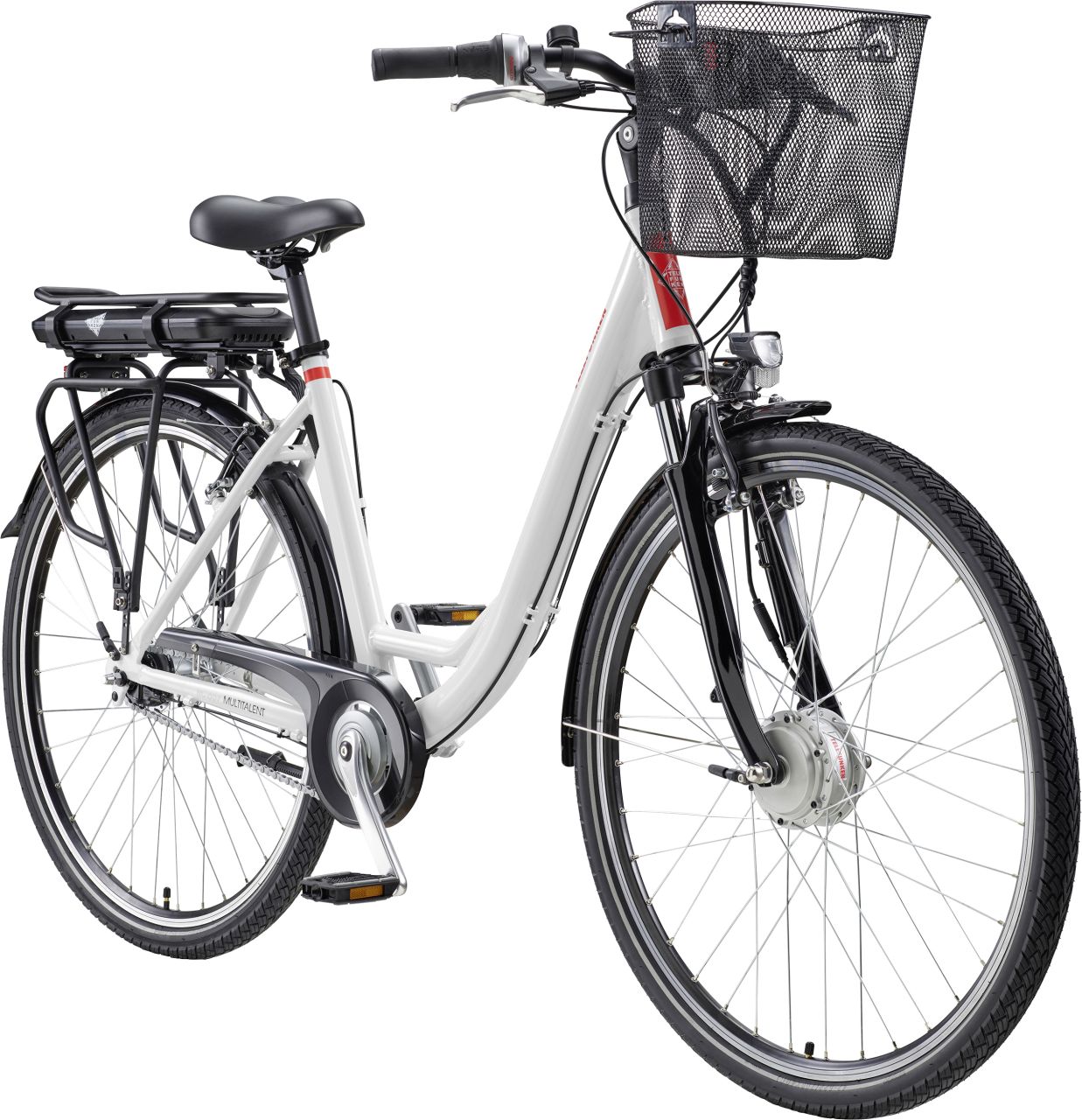 Telefunken E-Bike City RC657 Multitalent unisex 28 Zoll RH 49cm 7-Gang 468 Wh weiß von Telefunken Fahrrad