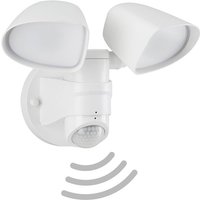 Telefunken - led Außenleuchte Bewegungsmelder Dauerlicht IP44 10W weiß Kunststoff von Telefunken