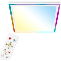 Telefunken - led Deckenleuchte rgbic Magic, led Deckenlampe cct, Rand mit Lauflicht, Dimmbar, Farbwechsel, Fernbedienung, Nachtlicht, 470x470x70 mm von Telefunken