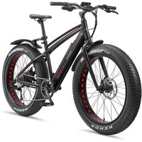 TELEFUNKEN E-Bike Mountainbike 26 Zoll, RH: 48 cm, 8-Gang - schwarz von Telefunken