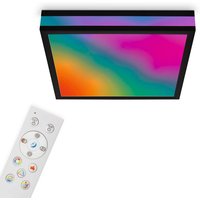 TELEFUNKEN - LED Deckenleuchte RGBIC Magic, LED Deckenlampe CCT, inkl. Randlicht, Dimmbar, Farbwechsel, Fernbedienung, Nachtlicht, 295x295x70 mm von Telefunken