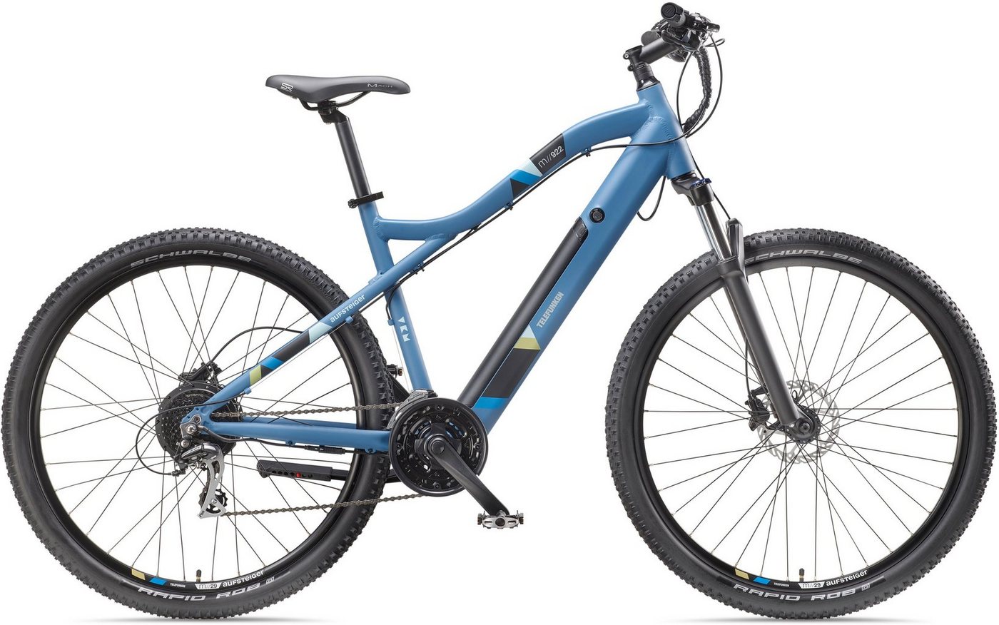 Telefunken E-Bike Aufsteiger M922, 24 Gang Shimano Acera Schaltwerk, Kettenschaltung, Heckmotor, 504 Wh Akku von Telefunken