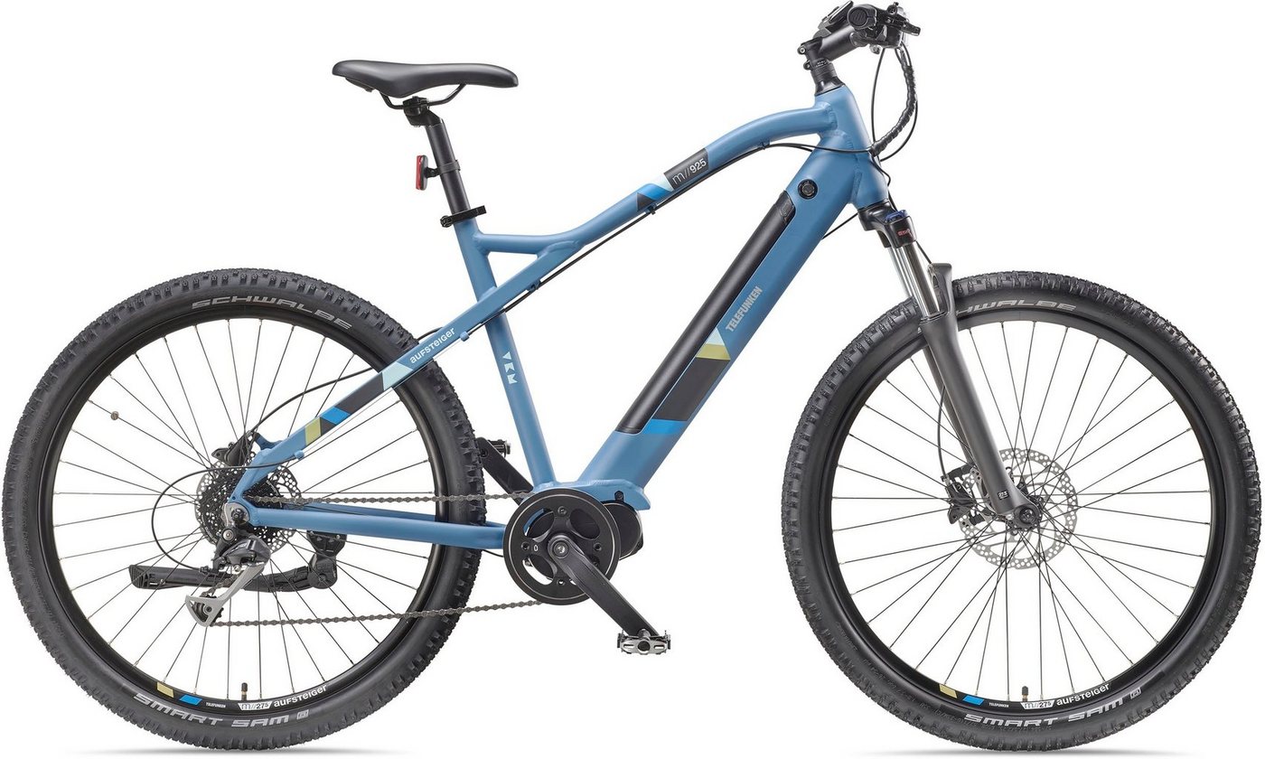 Telefunken E-Bike Aufsteiger M925, 8 Gang Shimano Acera Schaltwerk, Kettenschaltung, Mittelmotor, 504 Wh Akku von Telefunken