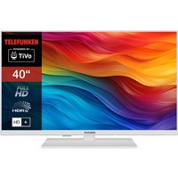 Fernseher 40 Zoll Smart TV (Full HD, HDR, HD+ 6 Monate inkl., Triple-Tuner) XF40TO750M-W von Telefunken