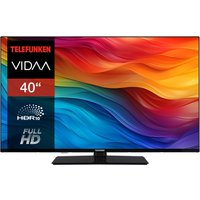 Fernseher 40 Zoll Smart TV VIDAA XF40VP750M-W Full HD Fernseher HDR TV mit Triple-Tuner Fernseher 40 Zoll Smart TV VIDAA XF40VP750M-W Full HD Fernseher HDR TV mit Triple-Tuner von Telefunken