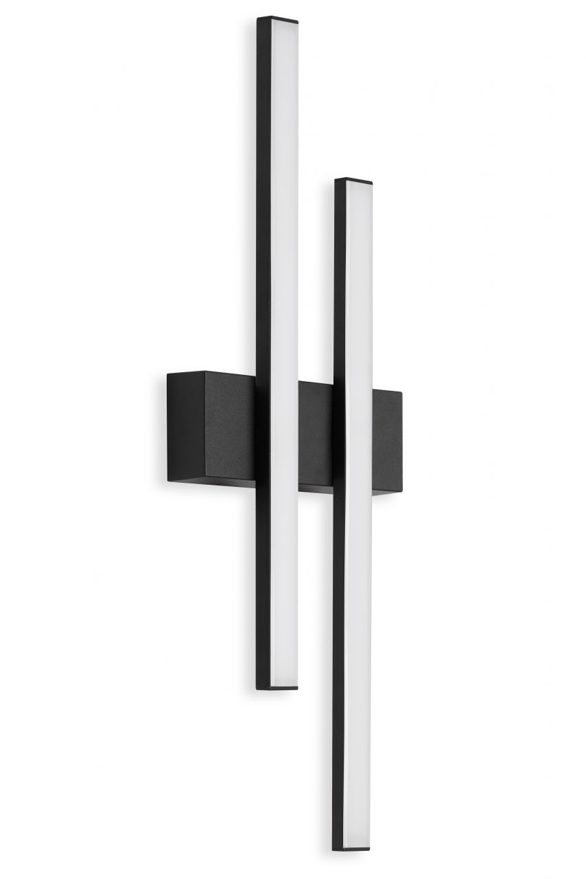 Telefunken LED Außen-Wandleuchte Graz schwarz 47 x 15,5 x 4,2 cm von Telefunken