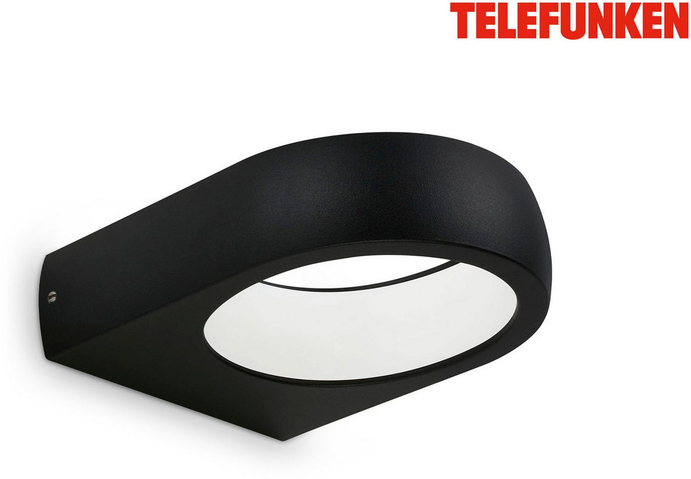 Telefunken LED Außen-Wandleuchte LED Außenleuchte, schwarz, 1xLED/7,5W von Telefunken