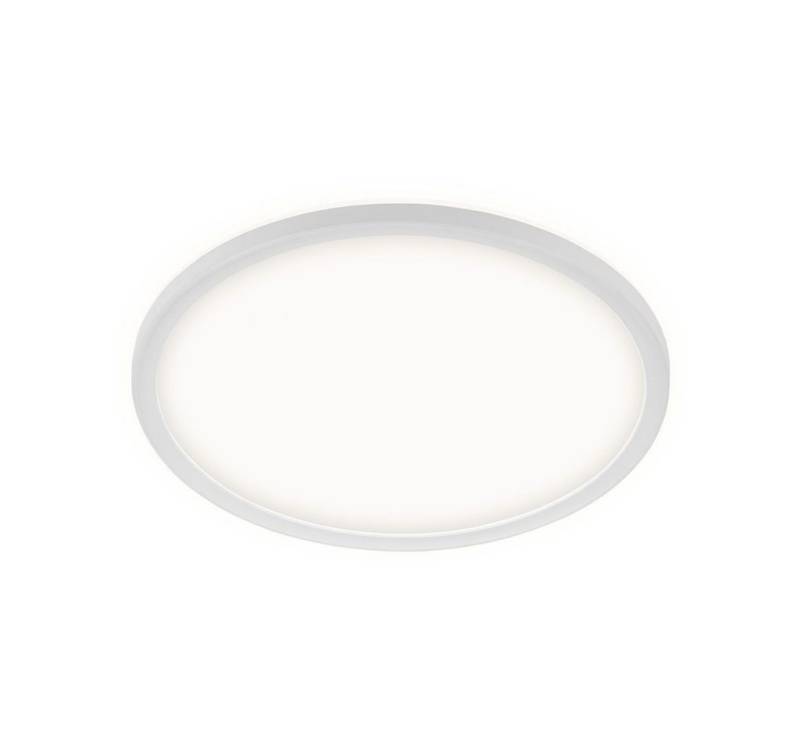 Telefunken LED Deckenleuchte 321606TF, LED fest integriert, 2700K - Extra-Warmweiß, Backlighteffekt, IP44, ultraflach, weiß, Neutralweiß 4000K von Telefunken