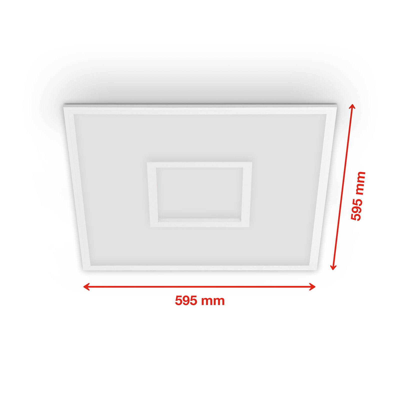 LED-Panel Centerback CCT RGB 60x60cm weiß von Telefunken