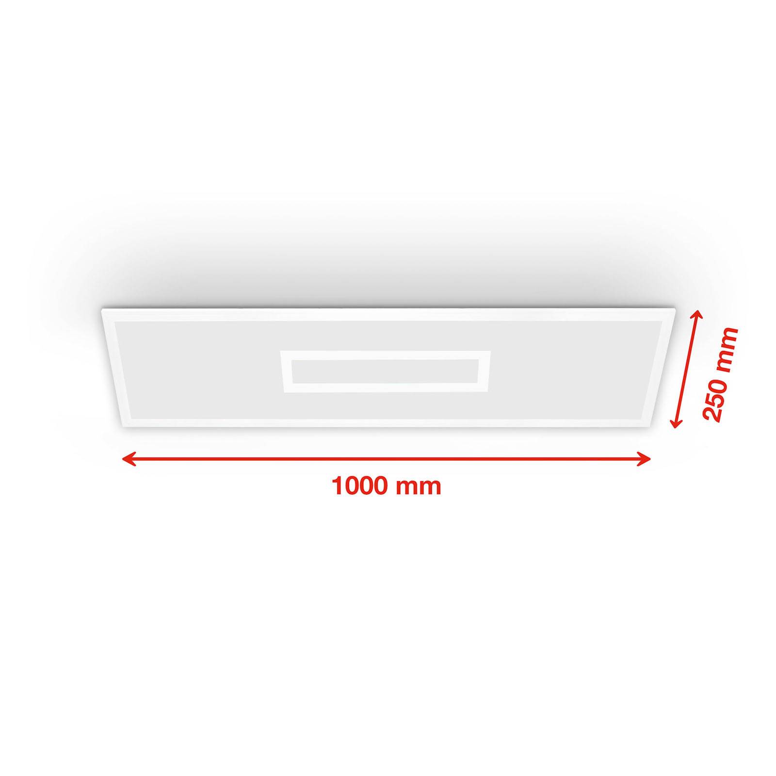 LED-Panel Centerlight weiß Remote CCT RGB 100x25cm von Telefunken