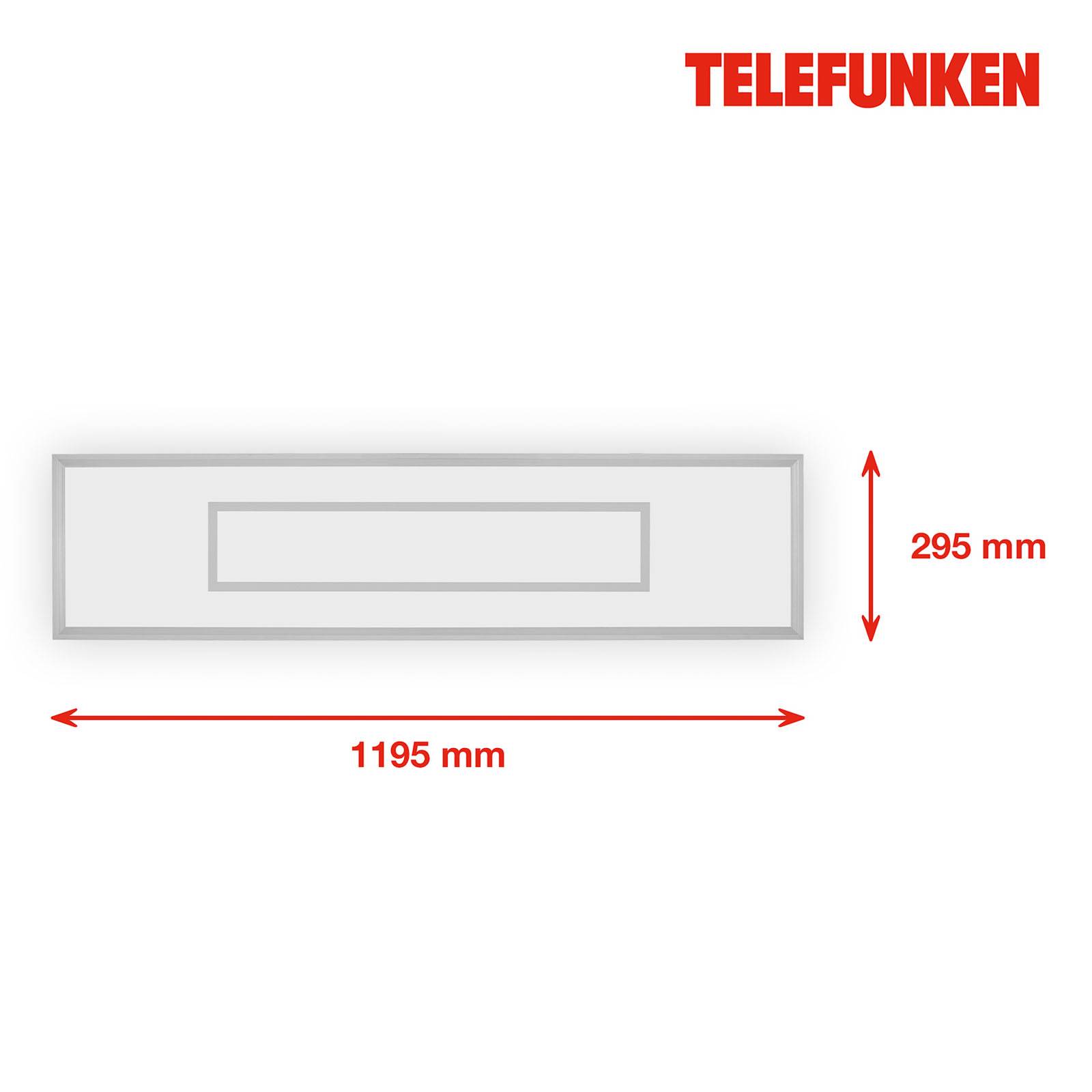 LED-Panel Magic Cento silber CCT RGB 120x30cm von Telefunken