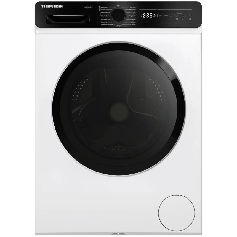 Telefunken Waschtrockner Kombi 9 kg Waschen 6 kg Trocknen Waschmaschine mit Trockner integriert 1400 U/Min Weiß von Telefunken