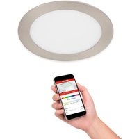 Telefunken - led Einbauleuchte Smart rgb cct WiFi Bluetooth 12 w silber Metall von Telefunken