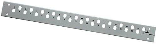 TELEGÄRTNER H02025A0400 "LWL" Patch Panel Frontplatte lichtgrau von TELEGARTNER