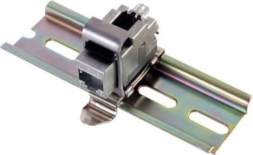 TELEGÄRTNER H06000B0045 Hutschienen-Adapter IP20 für AMJ-Module Kat.6 von TELEGARTNER