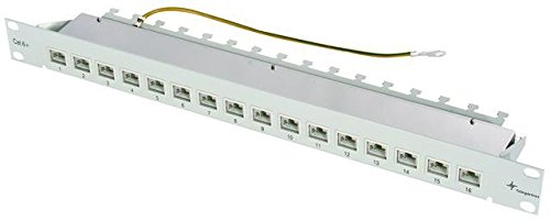 TELEGÄRTNER J02022A0054 Modular Patch Verteiler Kat.6A, 12x RJ45 lichtgrau von TELEGARTNER