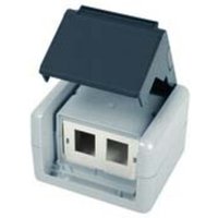 Telegärtner AP-Gehäu. IP44,75x86x58,gr für 2xAMJ-Modul 100021370 Telegärtner AP-Gehäu. IP44,75x86x58,gr für 2xAMJ-Modul 100021370 von Telegärtner