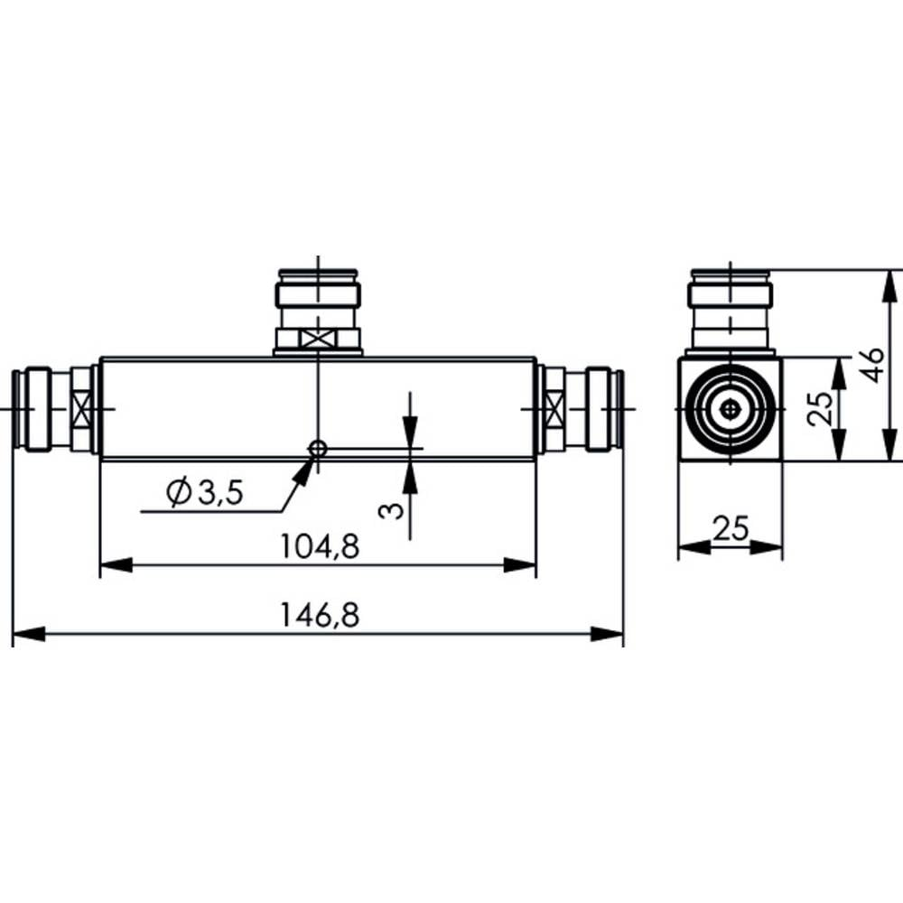 Telegärtner J01447 A0025 J01447 A0025 N Power Splitter B-Ware Telegärtner J01447 A0025 J01447 A0025 N Power Splitter B-Ware von Telegärtner
