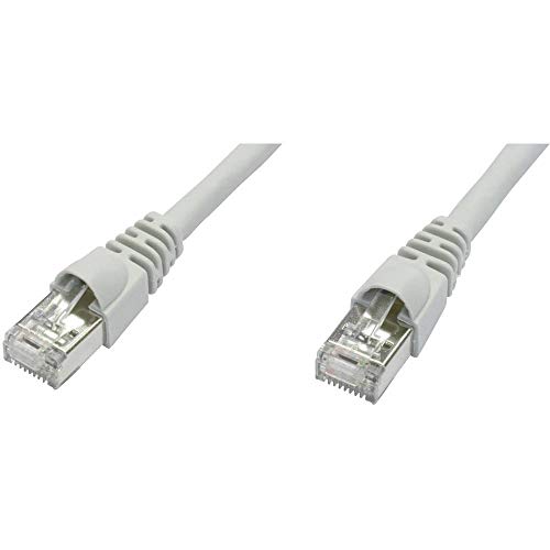 Telegaertner L00001A0123 RJ45 Netzwerkkabel, Patchkabel CAT 6a S/FTP 2.00m Weiß Flammwidrig, mit Ra von TELEGARTNER
