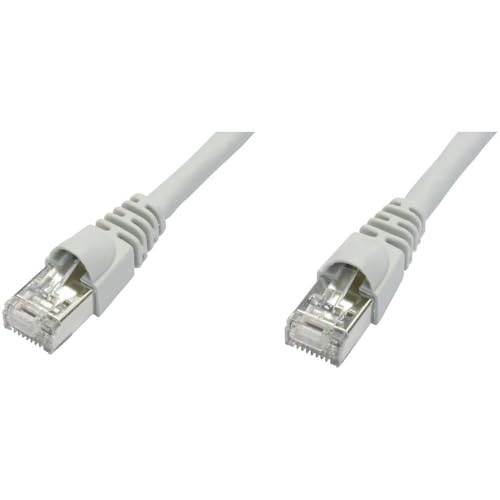 Telegaertner L00005A0051 RJ45 Netzwerkkabel, Patchkabel CAT 6a S/FTP 10.00m Weiß Flammwidrig, mit R von TELEGARTNER