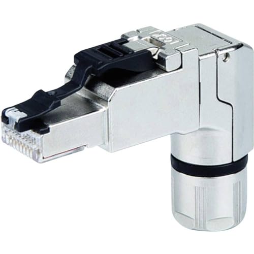 Telegaertner MFP8-4x90 T568A Cat.6A RJ45-Stecker gewinkelt, feldkonfektionierbar J00026A4003 Stecker von TELEGARTNER